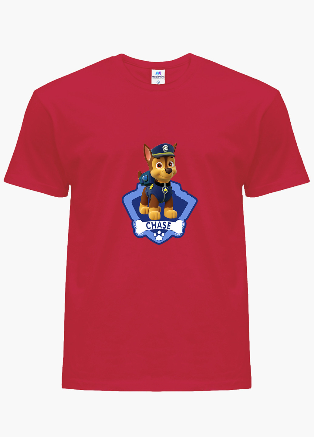Червона демісезонна футболка дитяча щенячий патруль (paw patrol) (9224-1610) MobiPrint