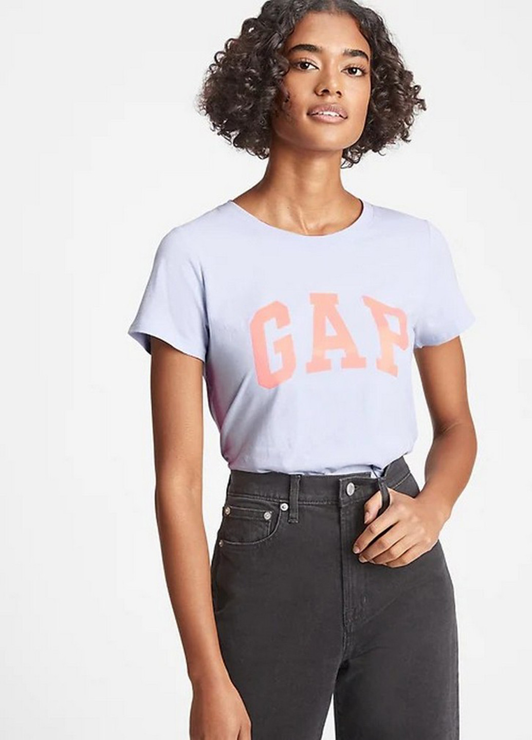 Сиреневая летняя футболка Gap