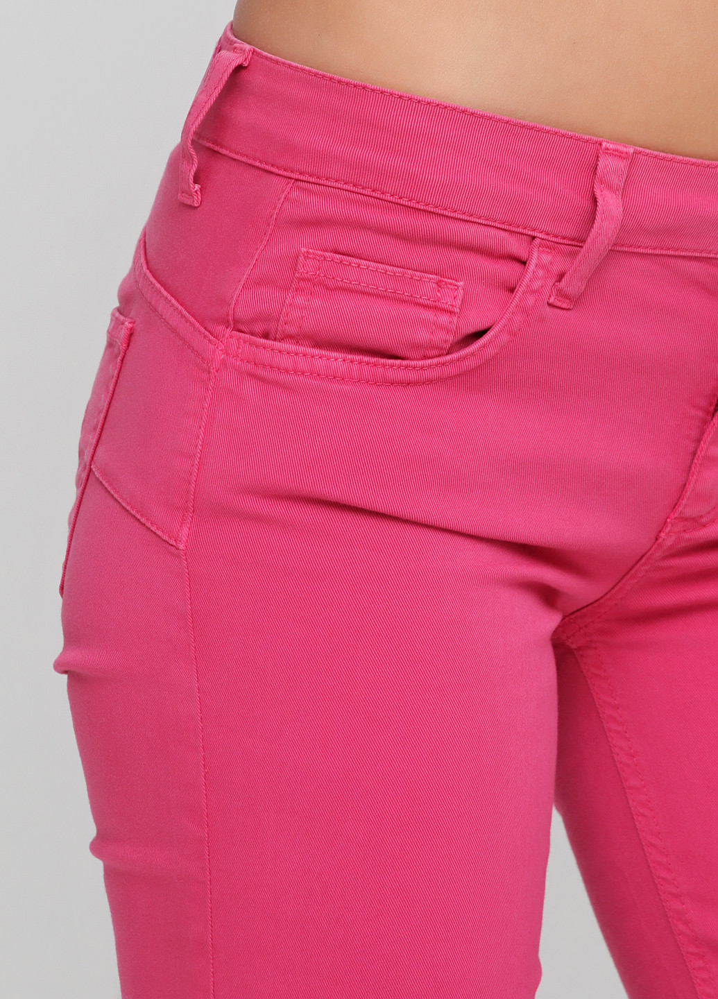 Розовые демисезонные прямые джинсы Liu-Jo