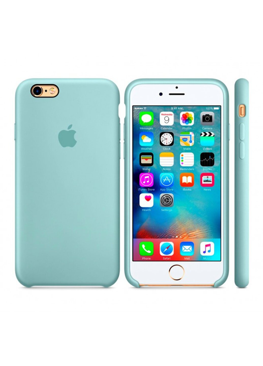 Чехол Silicone Case iPhone 6/6s marine green RCI (219295273)