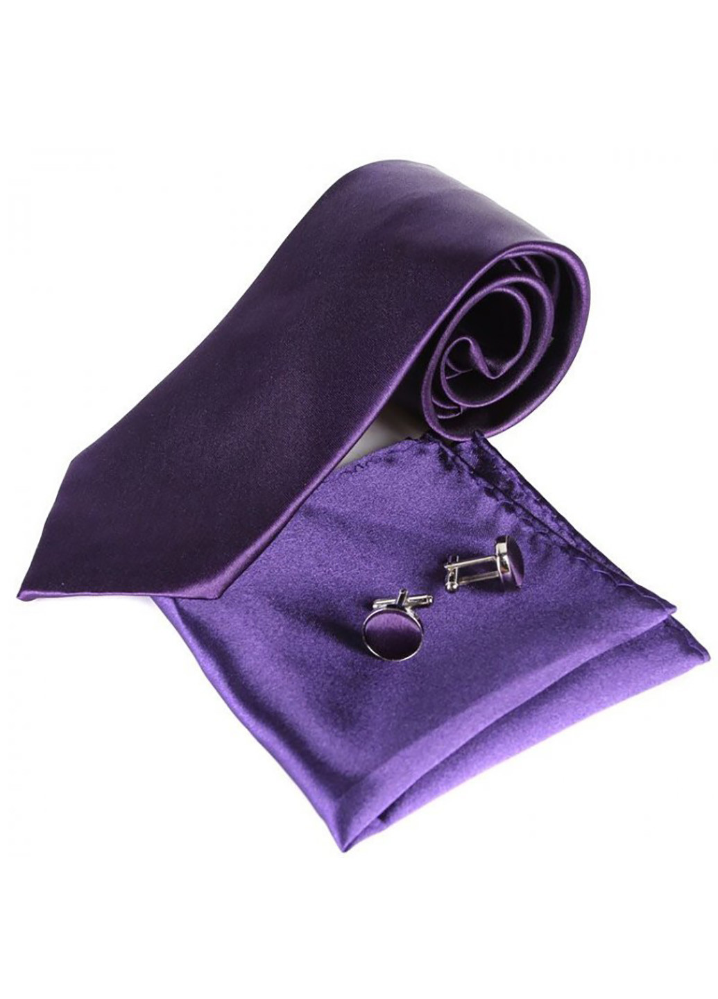 Чоловічий набір (краватка, хустка, запонки) 146х8 см GOFIN (219904779)