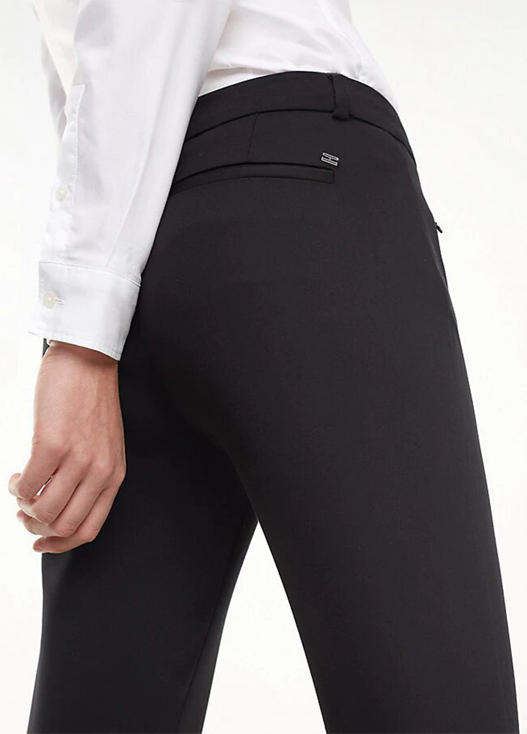 Черные кэжуал демисезонные зауженные брюки Tommy Hilfiger