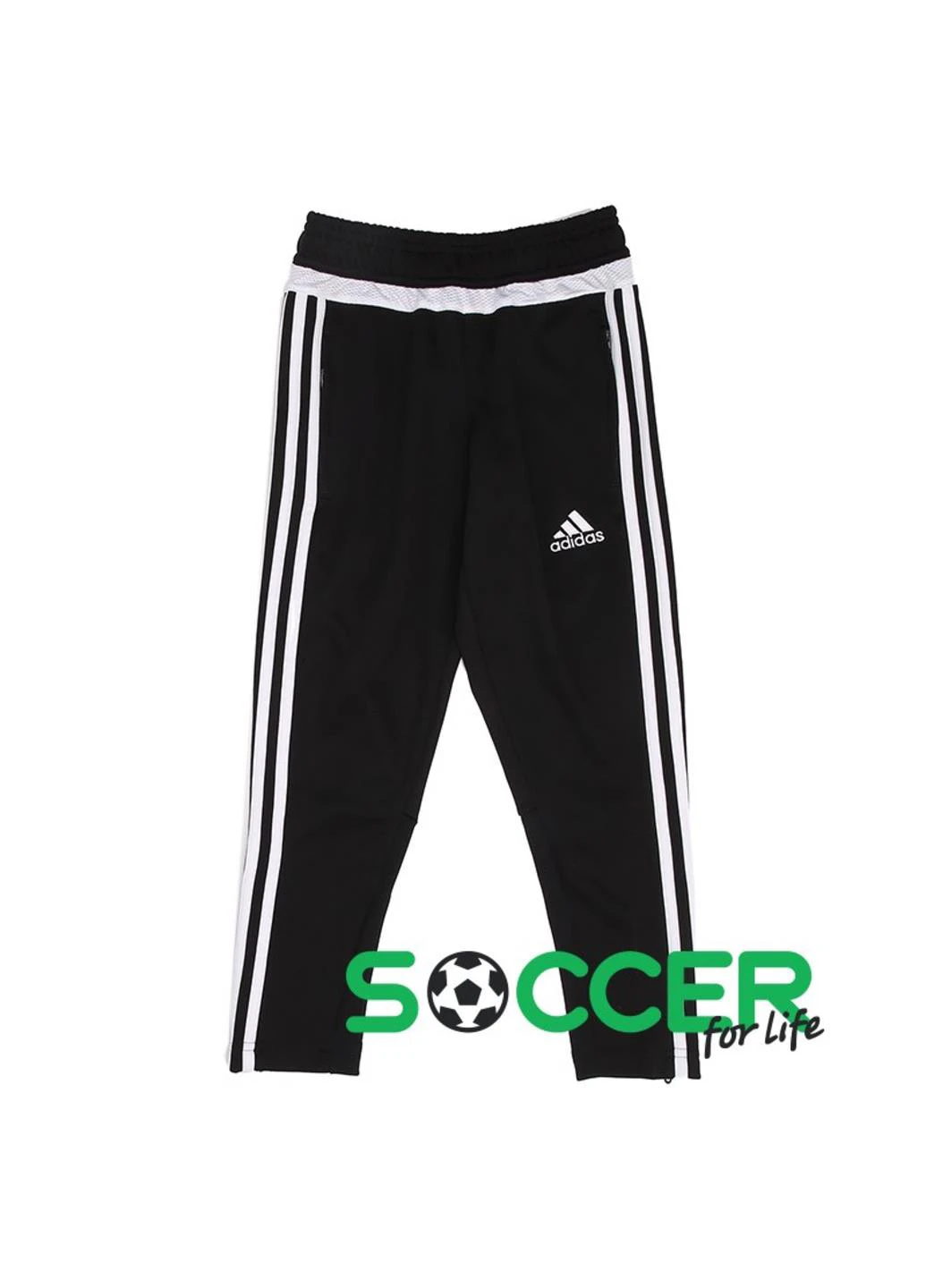 Черные спортивные демисезонные зауженные брюки adidas