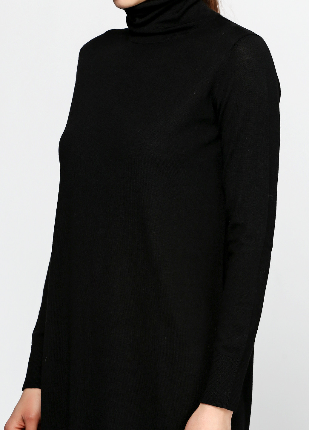 Черное кэжуал платье миди Cos