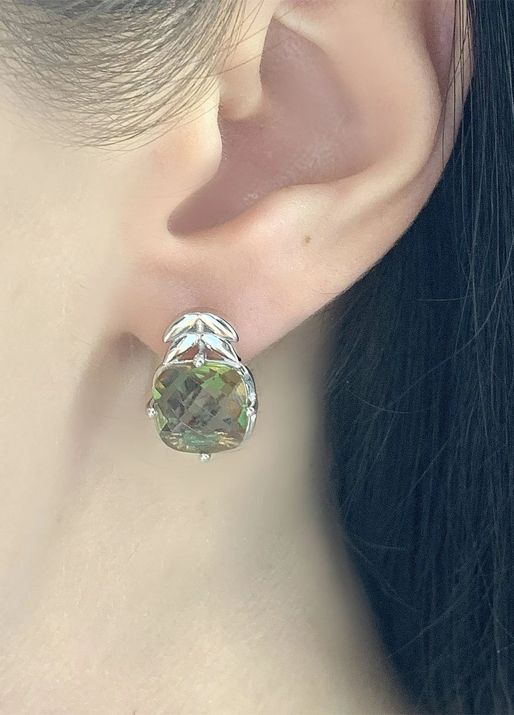 Серьги Silver Flame (152314079)