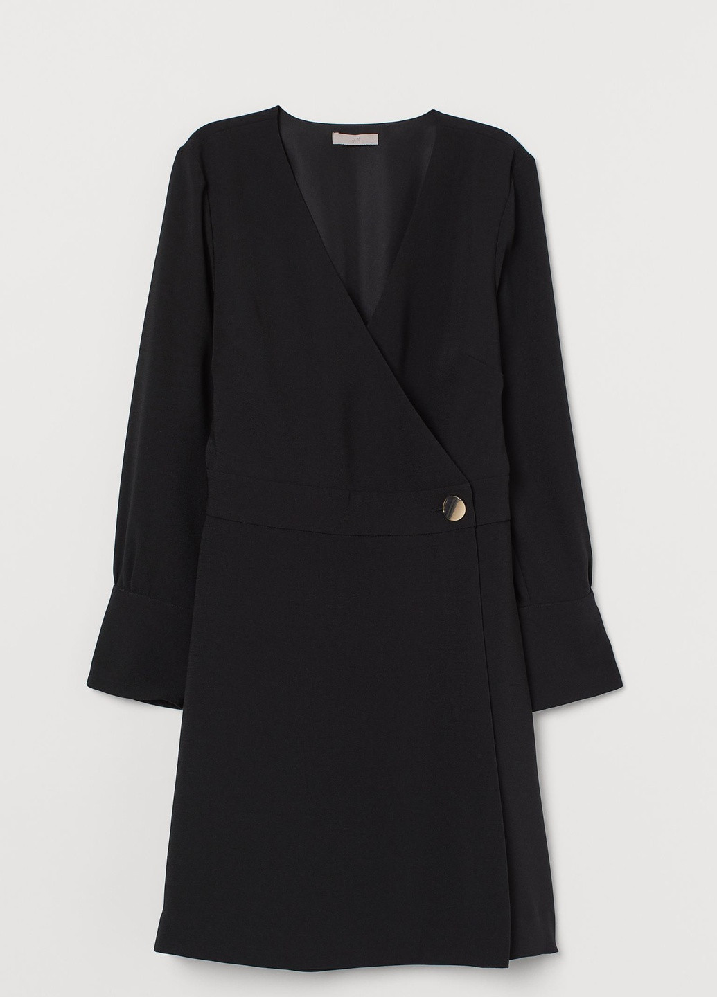 Чорна кежуал сукня H&M однотонна