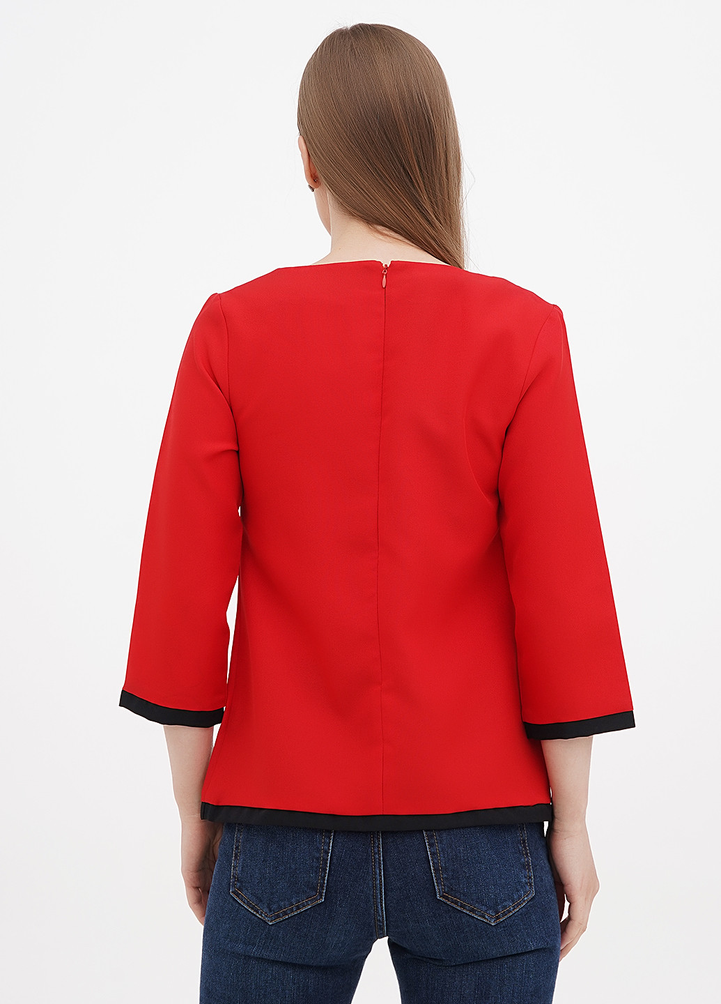 Красная летняя блуза Maurini