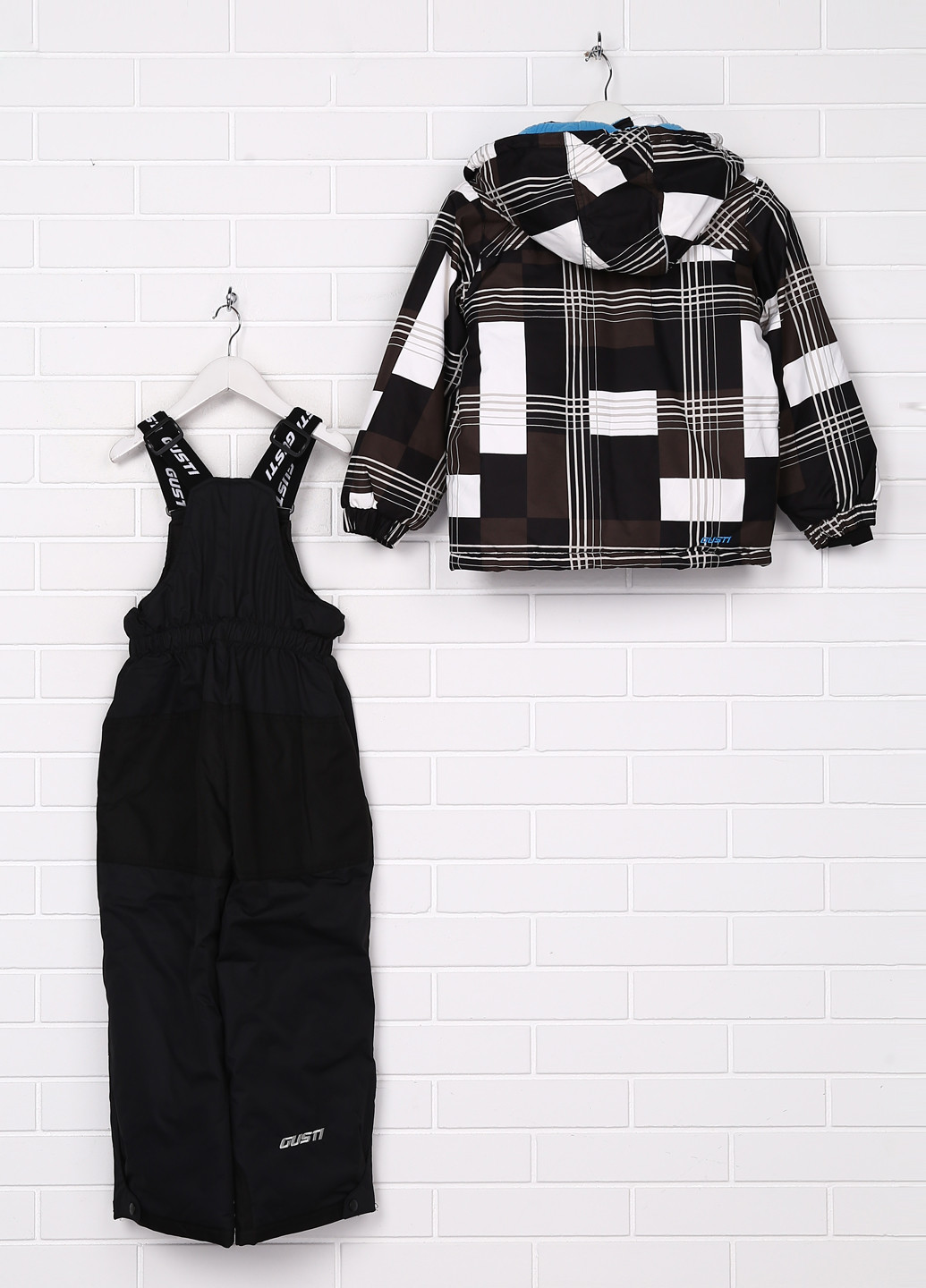 Чорний зимній комплект (куртка, напівкомбінезон) Gusti Boutique