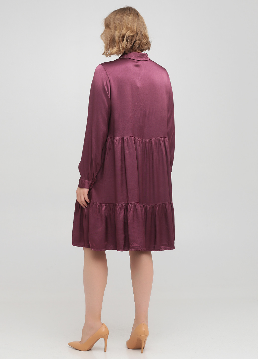 Фиолетовое кэжуал платье оверсайз Sarah Chole однотонное