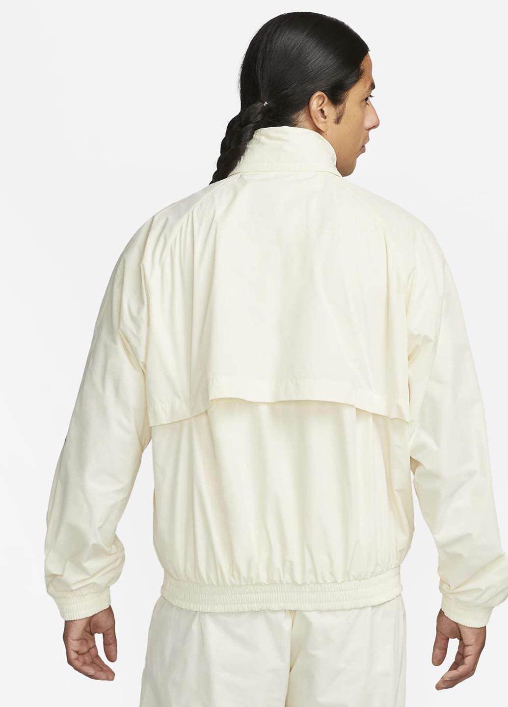 Чорно-біла демісезонна куртка fb7877-113 Nike SWOOSH