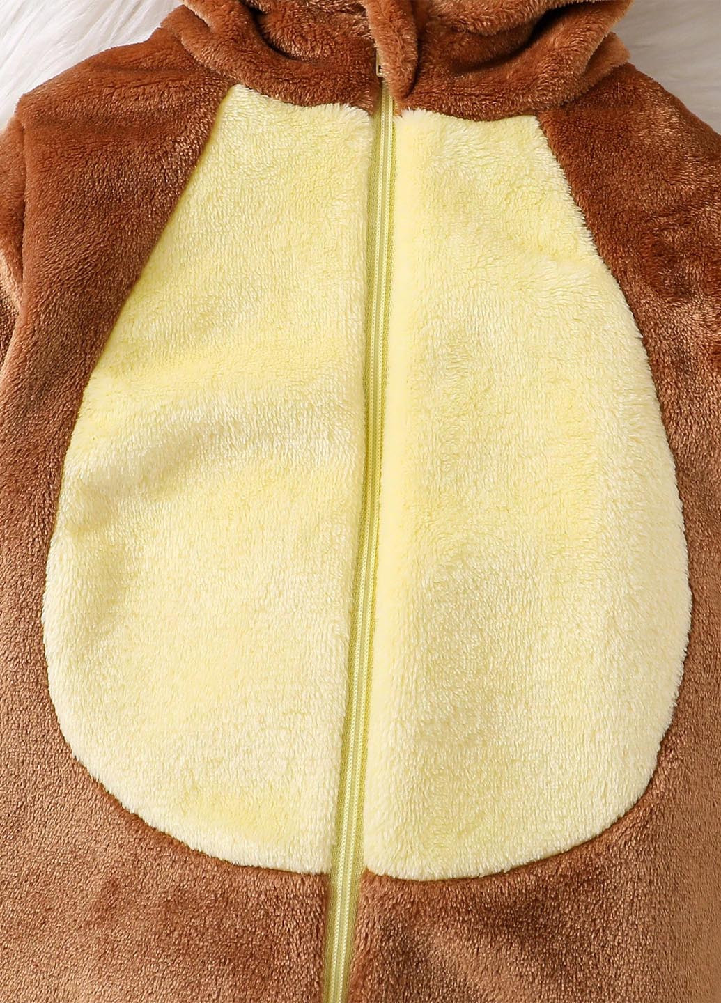 Коричневая зимняя пижама (пожама) SHEIN