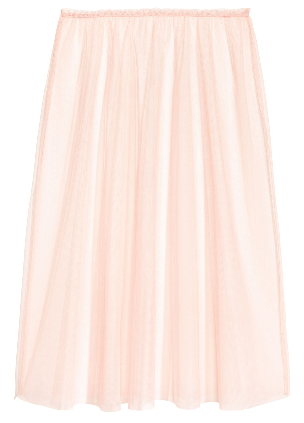 Бледно-розовая кэжуал юбка H&M клешированная