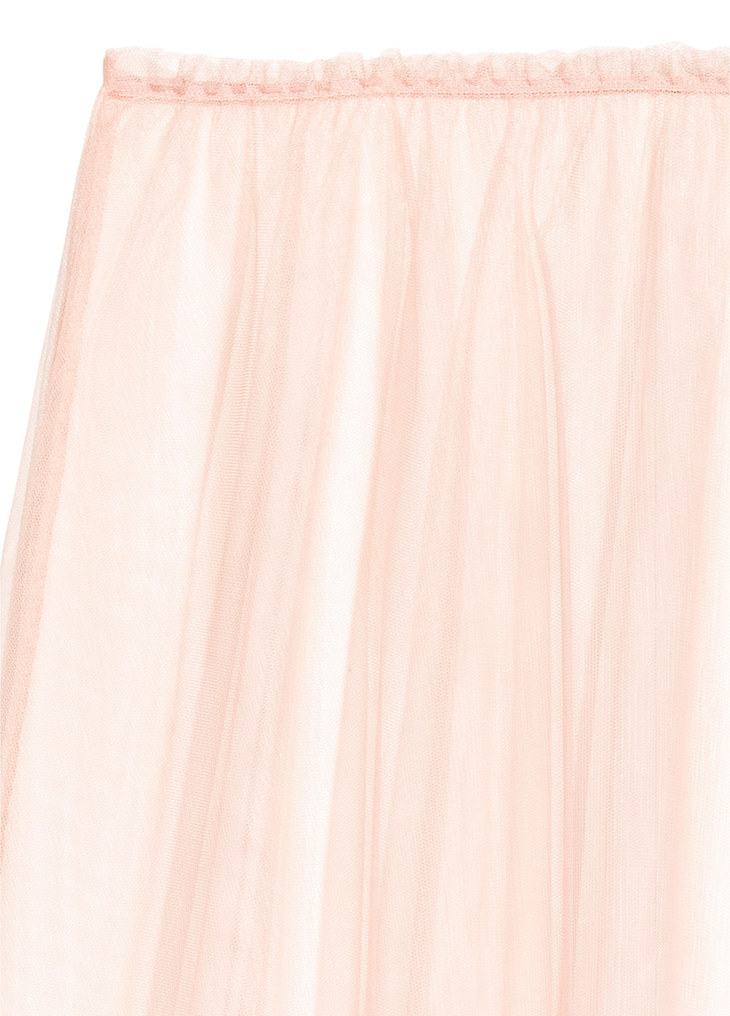 Бледно-розовая кэжуал юбка H&M клешированная