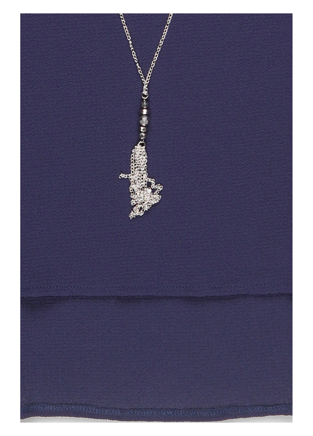 Тёмно-синяя блуза Anna Field