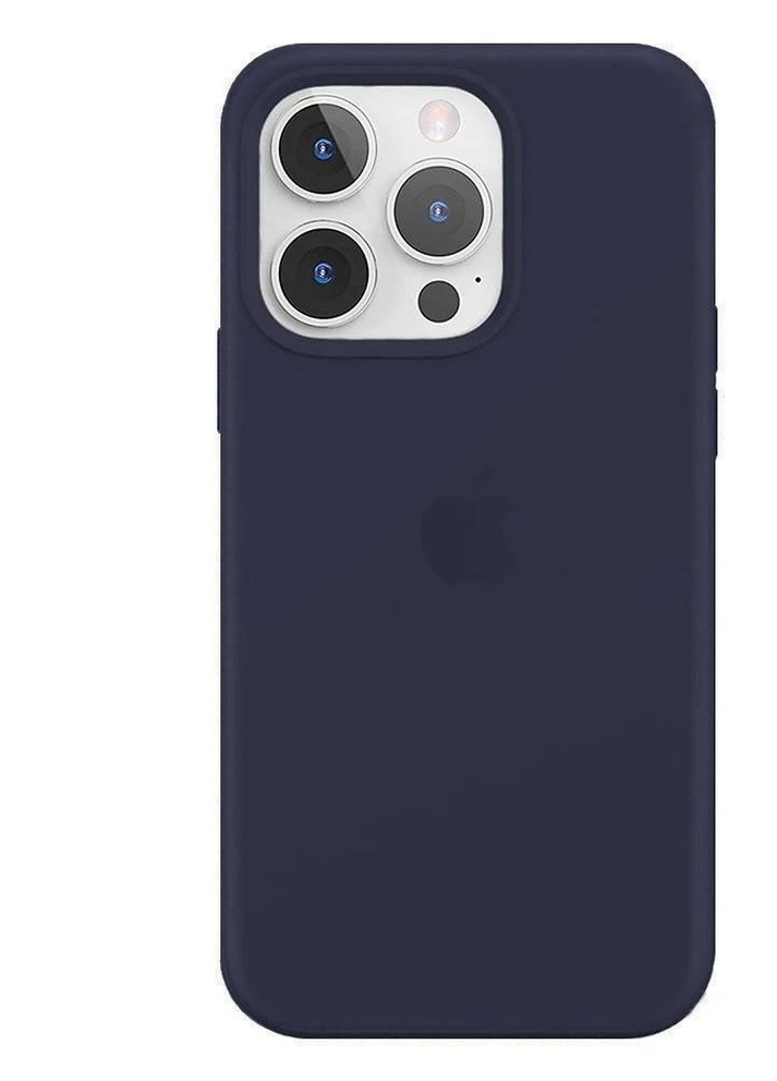 Силиконовый Чехол Накладка Silicone Case для iPhone 13 Pro Max Dark Blue No Brand (254091504)