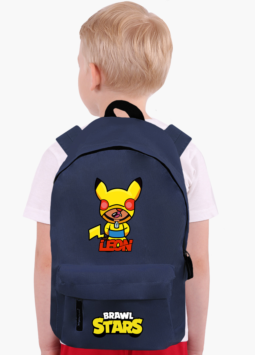Детский рюкзак Леон Пікачу Бравл Старс (Leon Pikachu Brawl Stars) (9263-2601) MobiPrint (217832344)