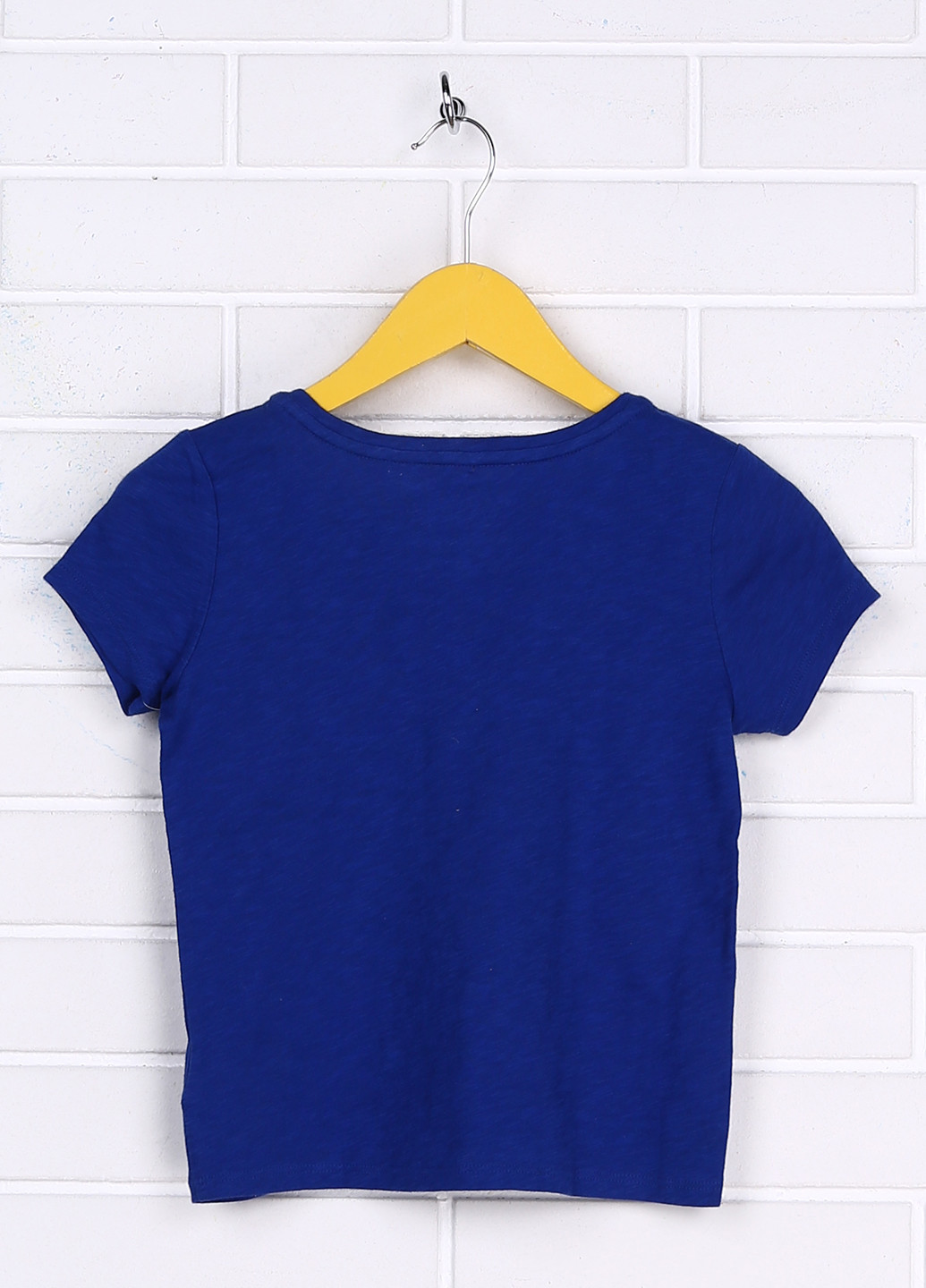 Синяя летняя футболка с коротким рукавом Juicy Couture