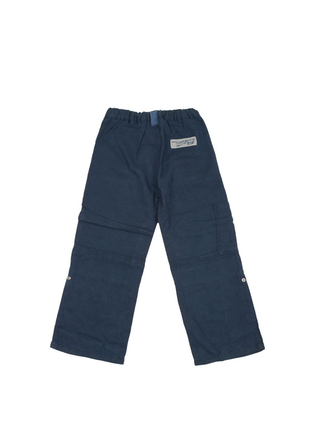 Синие кэжуал демисезонные брюки со средней талией Miniconf