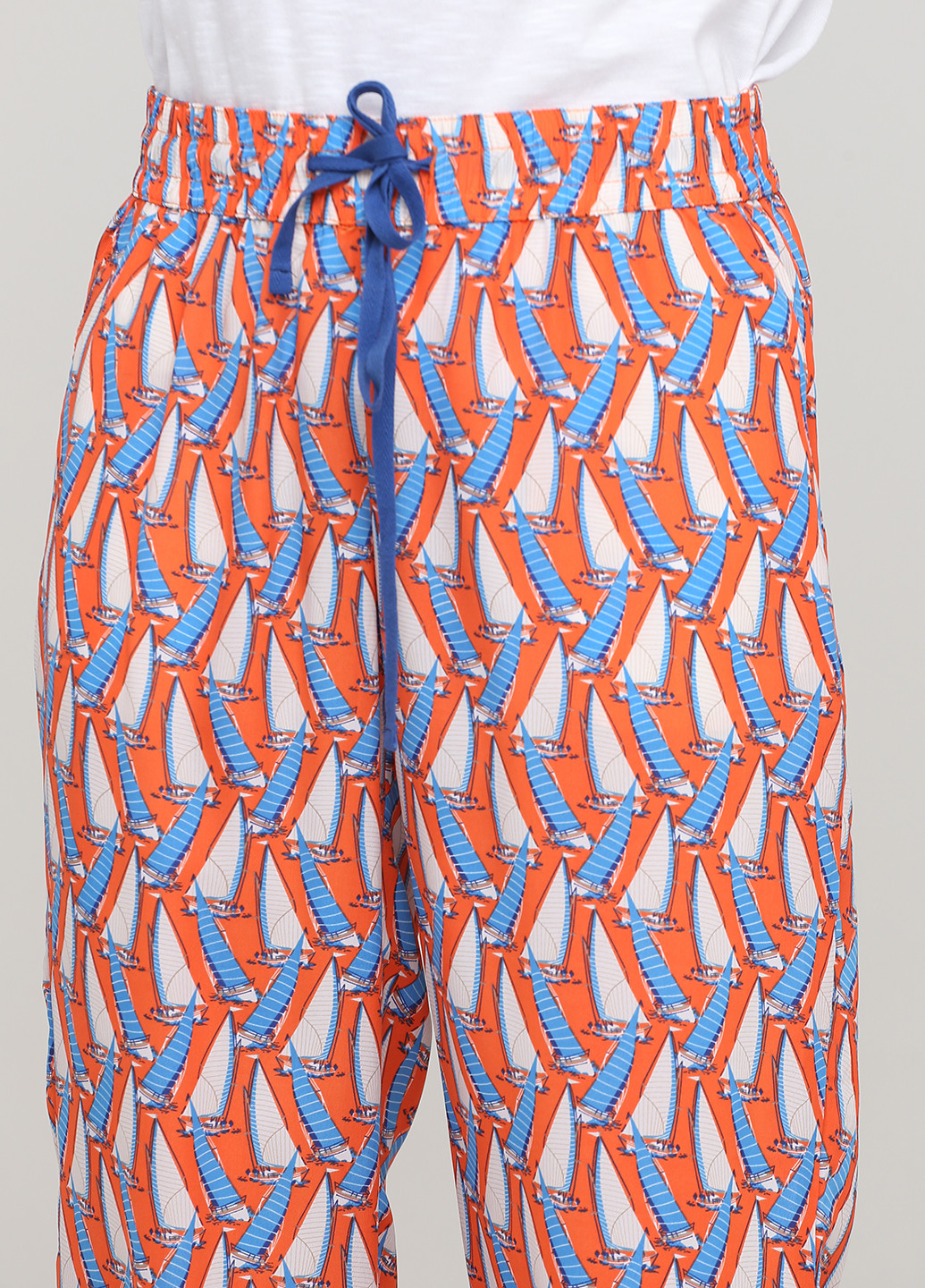 Оранжевые кэжуал летние кюлоты брюки Mark