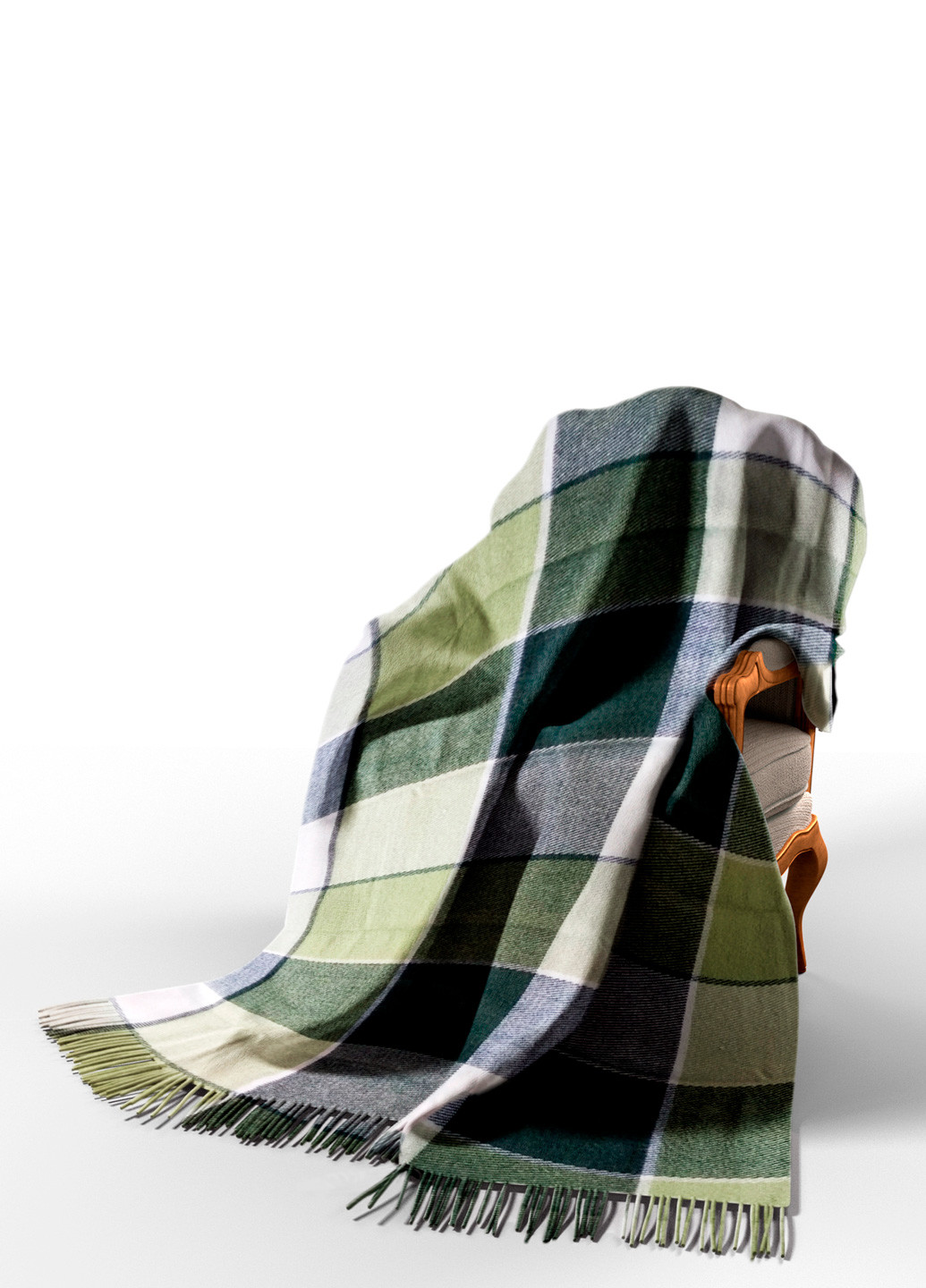 Плед Ельф біло-сал-зел 140*200 см Love You (197653550)