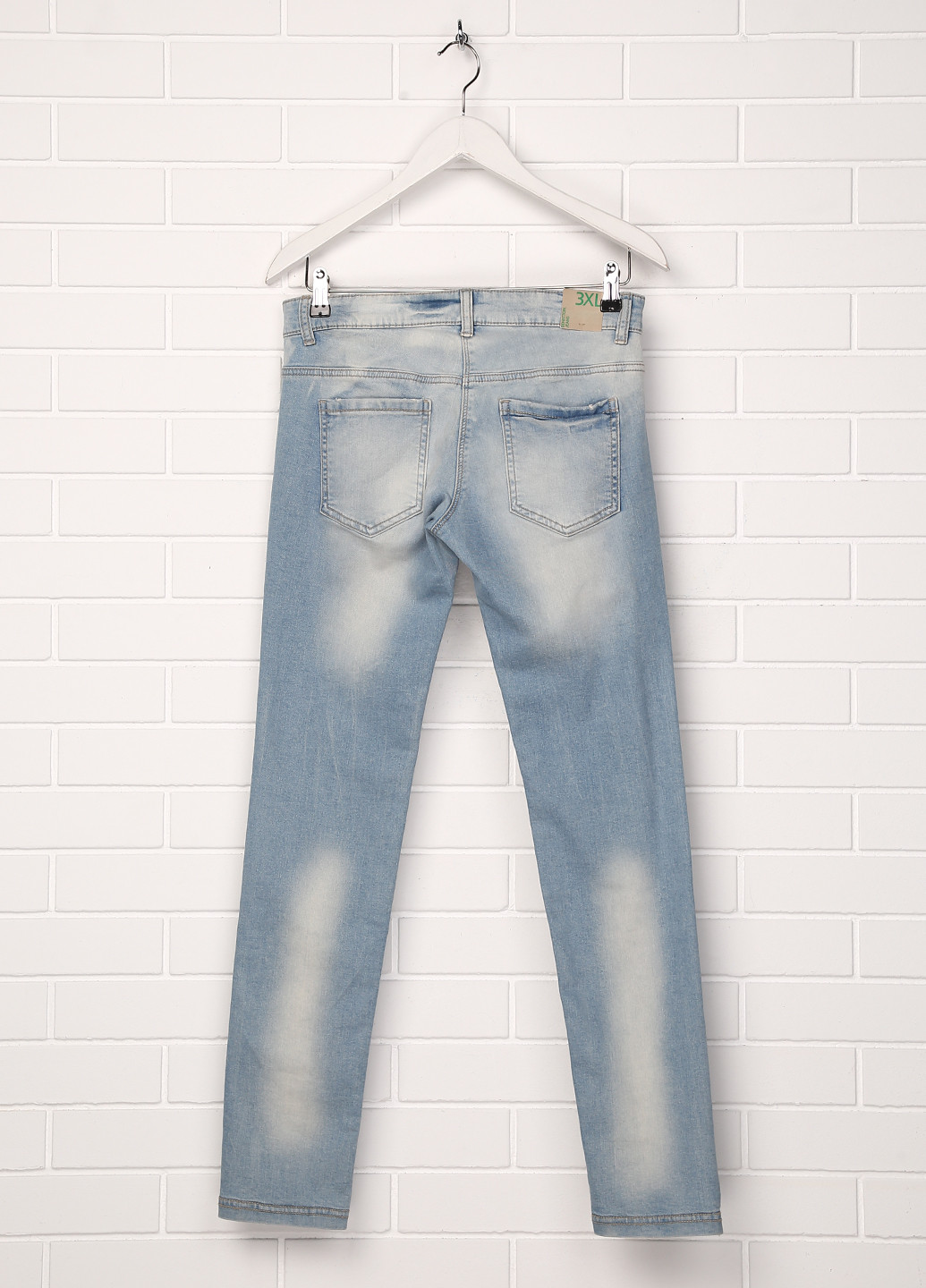 Голубые демисезонные джинсы United Colors of Benetton