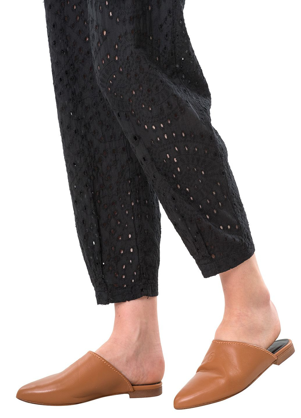 Комбінезон Joleen однотонний чорний кежуал