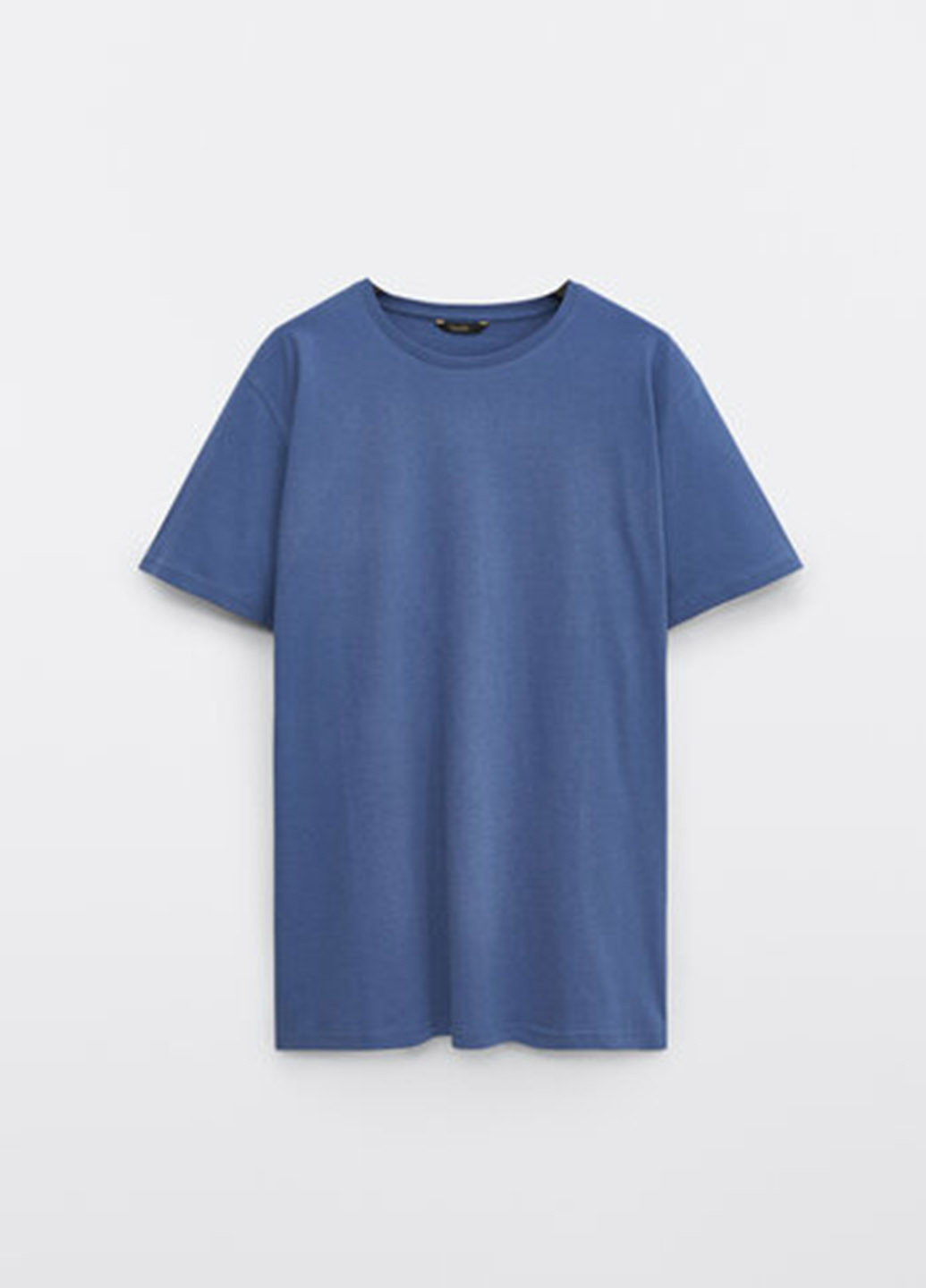 Светло-синяя футболка Massimo Dutti