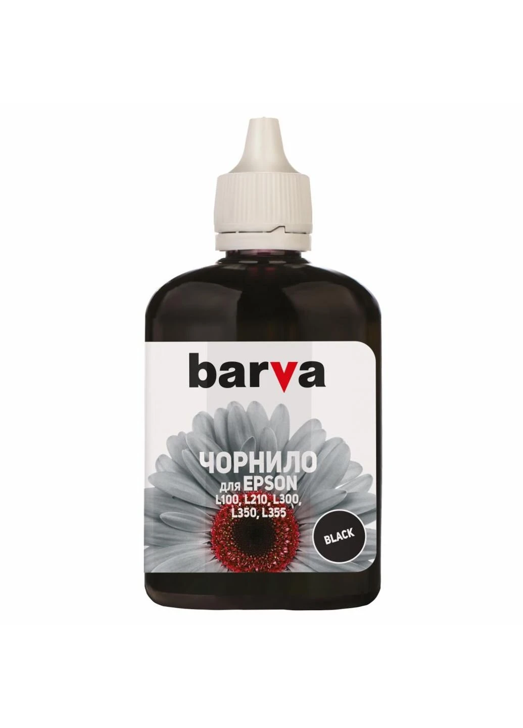 Чернила (L100-398) Barva EPSON L100/L210/L300/L350/L355 90г (T6641) BLACK (247485458)