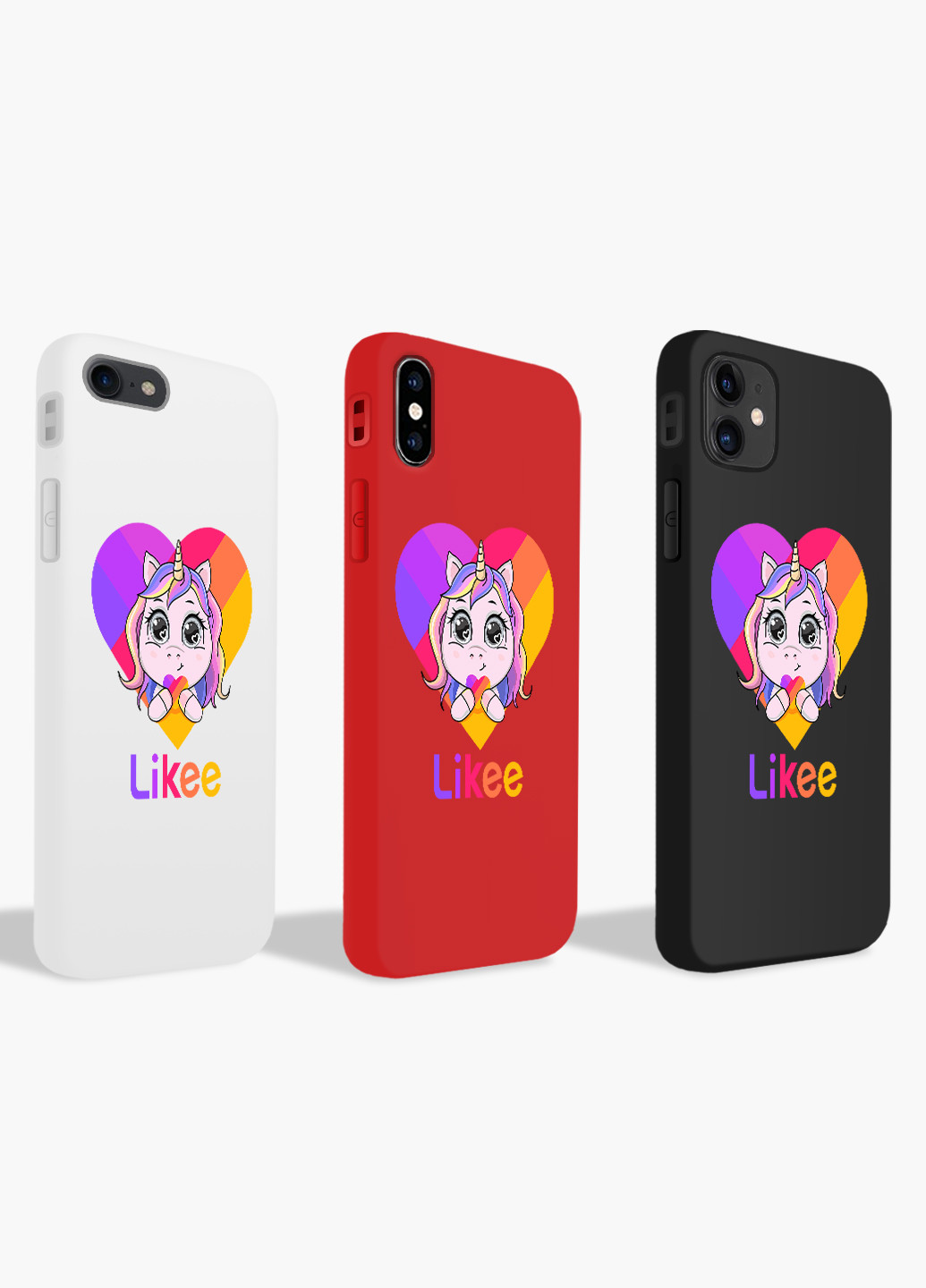 Чехол силиконовый Apple Iphone Xs Лайк Единорог (Likee Unicorn) (8938-1593) MobiPrint (219485690)