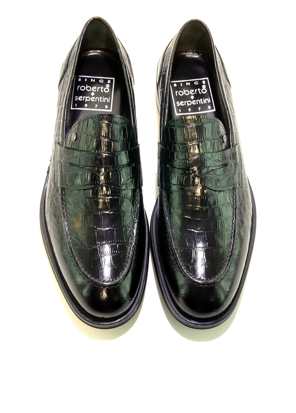 Темно-зеленые кэжуал туфли Roberto Serpentini