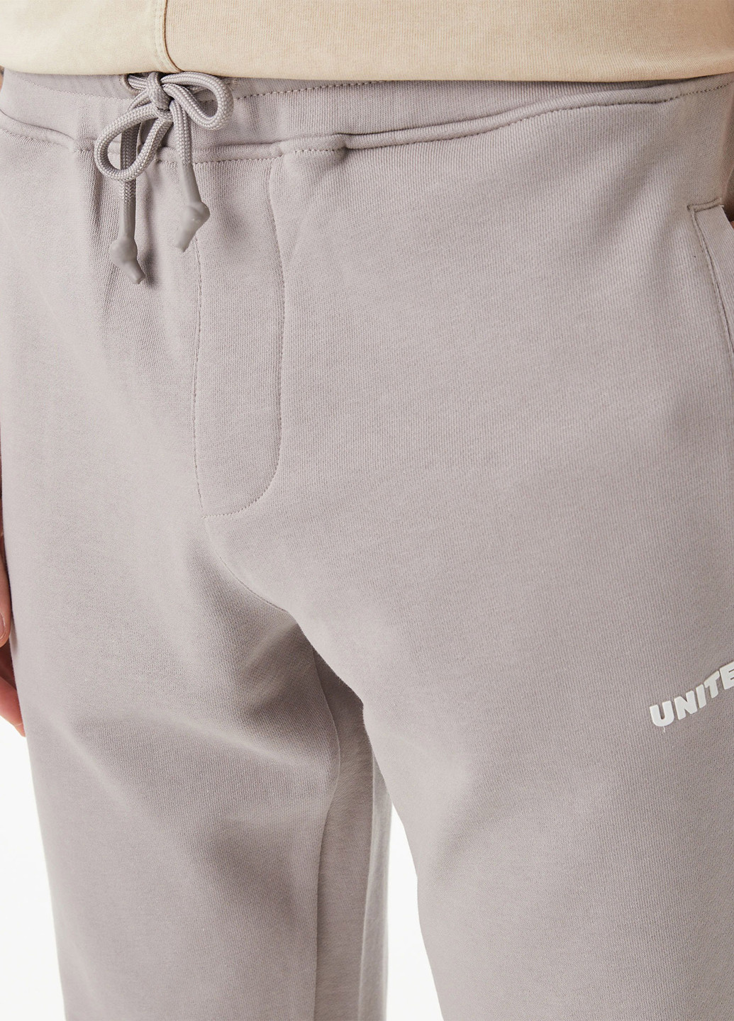 Серые спортивные демисезонные джоггеры брюки UNITED4