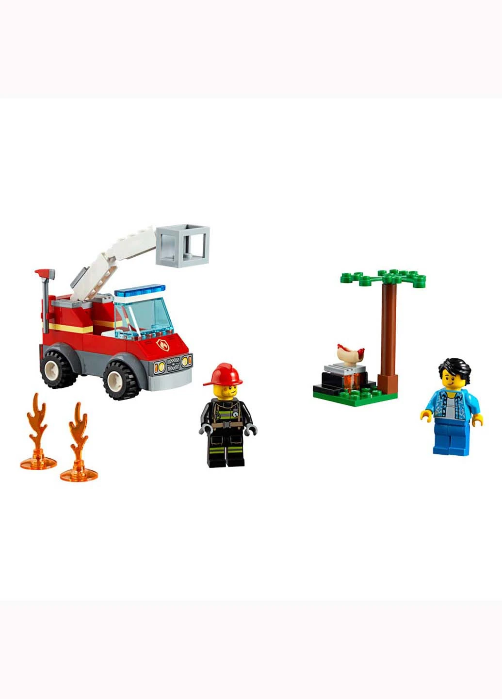 Конструктор LEGO City Пожар на пикнике 64 элемента (158428583)