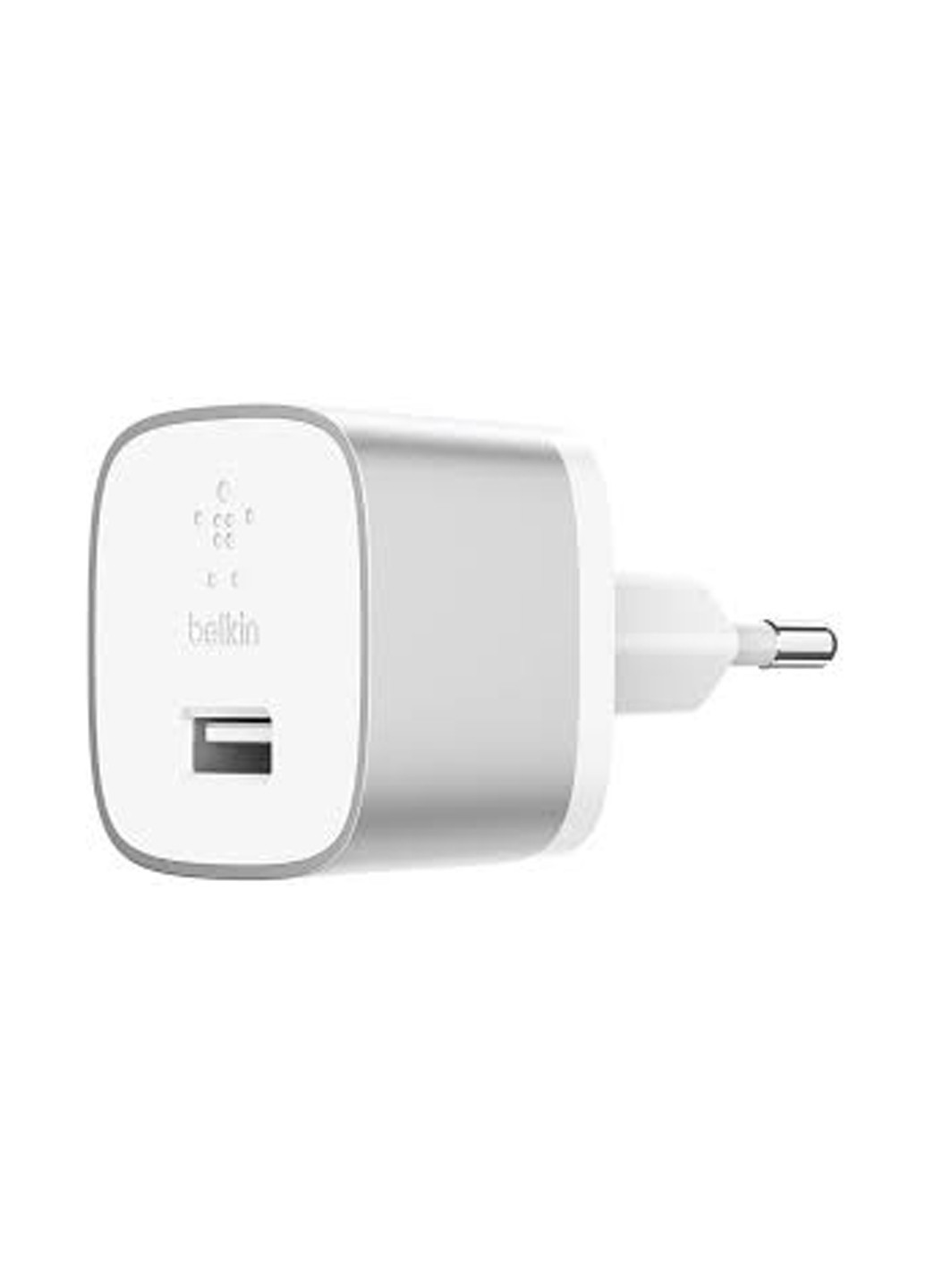 Сетевое ЗУ Belkin USB-3.0 Quick Charge™ with USB-A to USB-C™ Cable 1.2m, 18W, Silver (F7U034VF04-SLV) серебристое