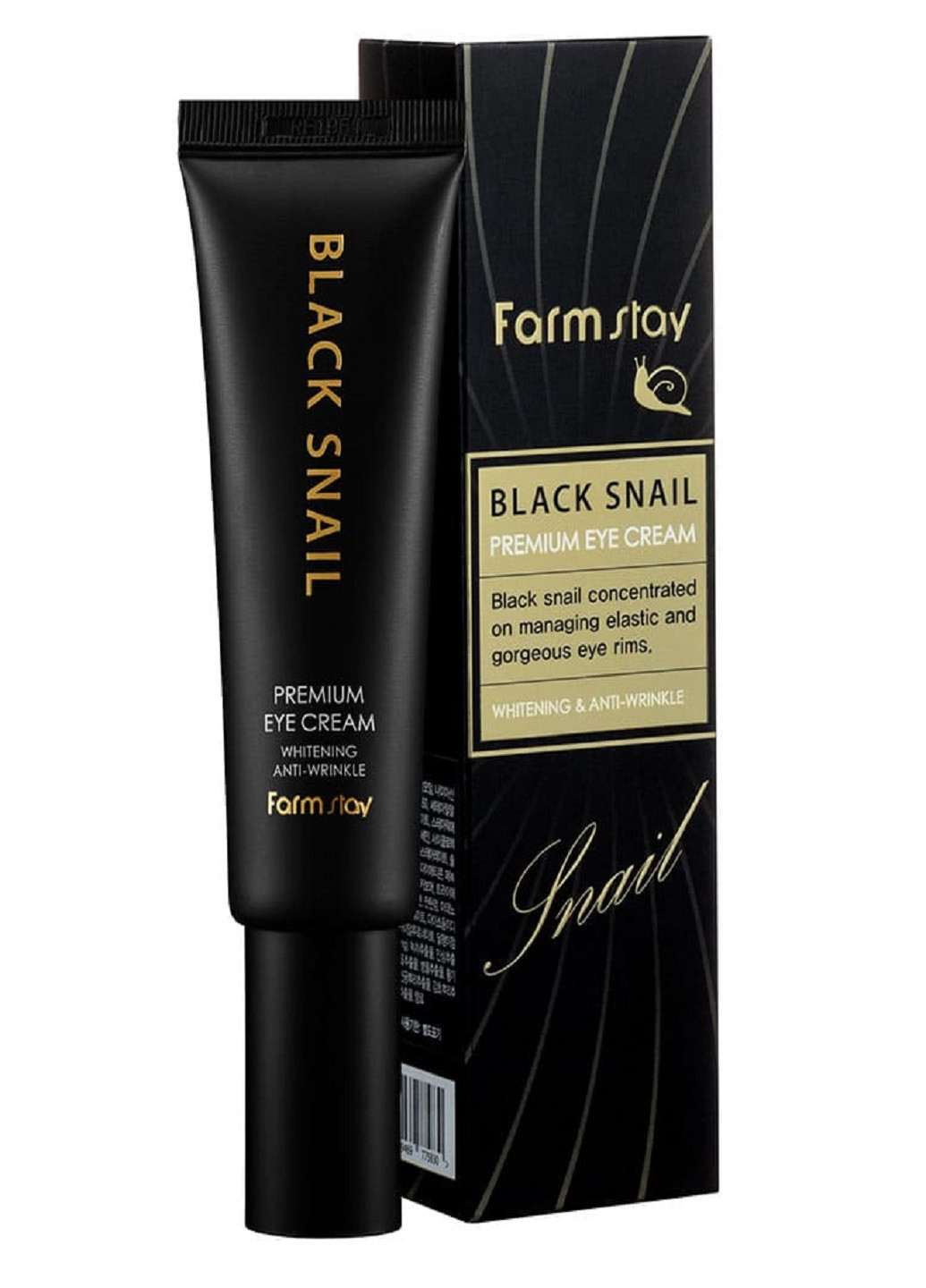 FarmStay Преміум-крем для очей з муцином чорної равлики Black Snail Premium Eye Cream, 50 мл — Крем, Південна Корея (220582295)