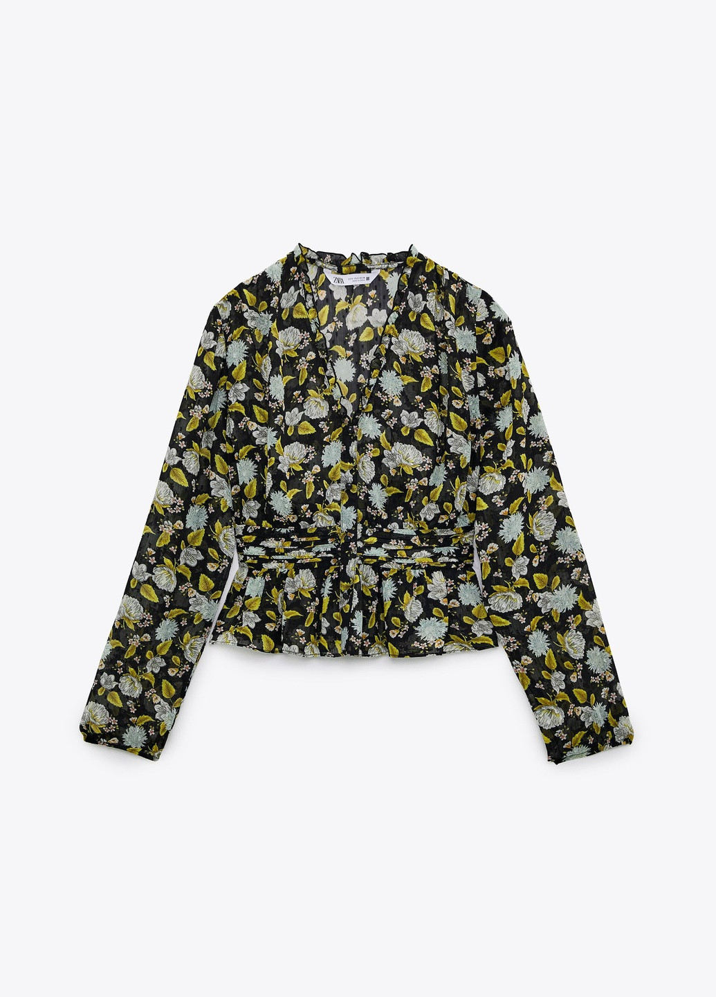 Чёрная блуза Zara