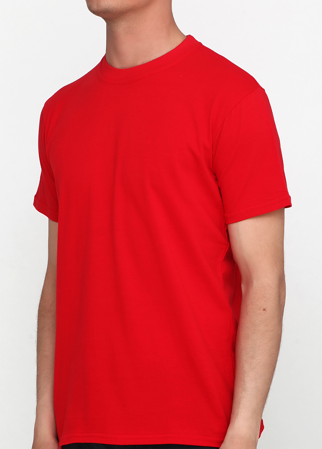 Красная футболка мужская зеленая с коротким рукавом Malta М319-17