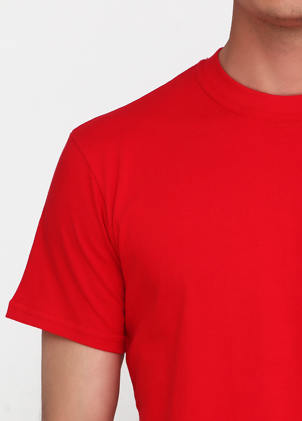 Красная футболка мужская зеленая с коротким рукавом Malta М319-17