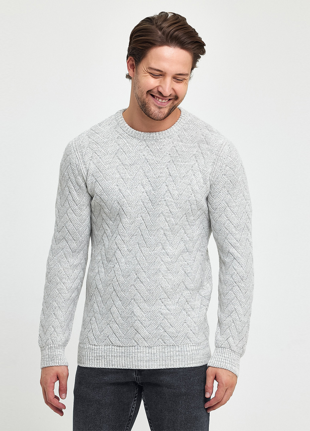 Светло-серый демисезонный джемпер джемпер Trend Collection