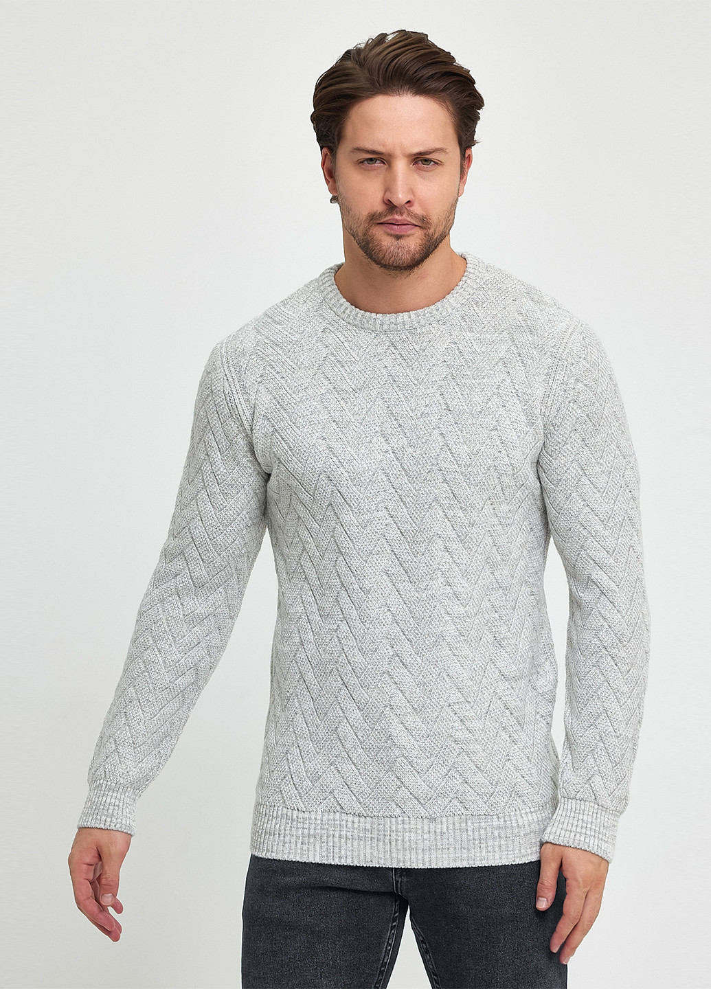 Светло-серый демисезонный джемпер джемпер Trend Collection