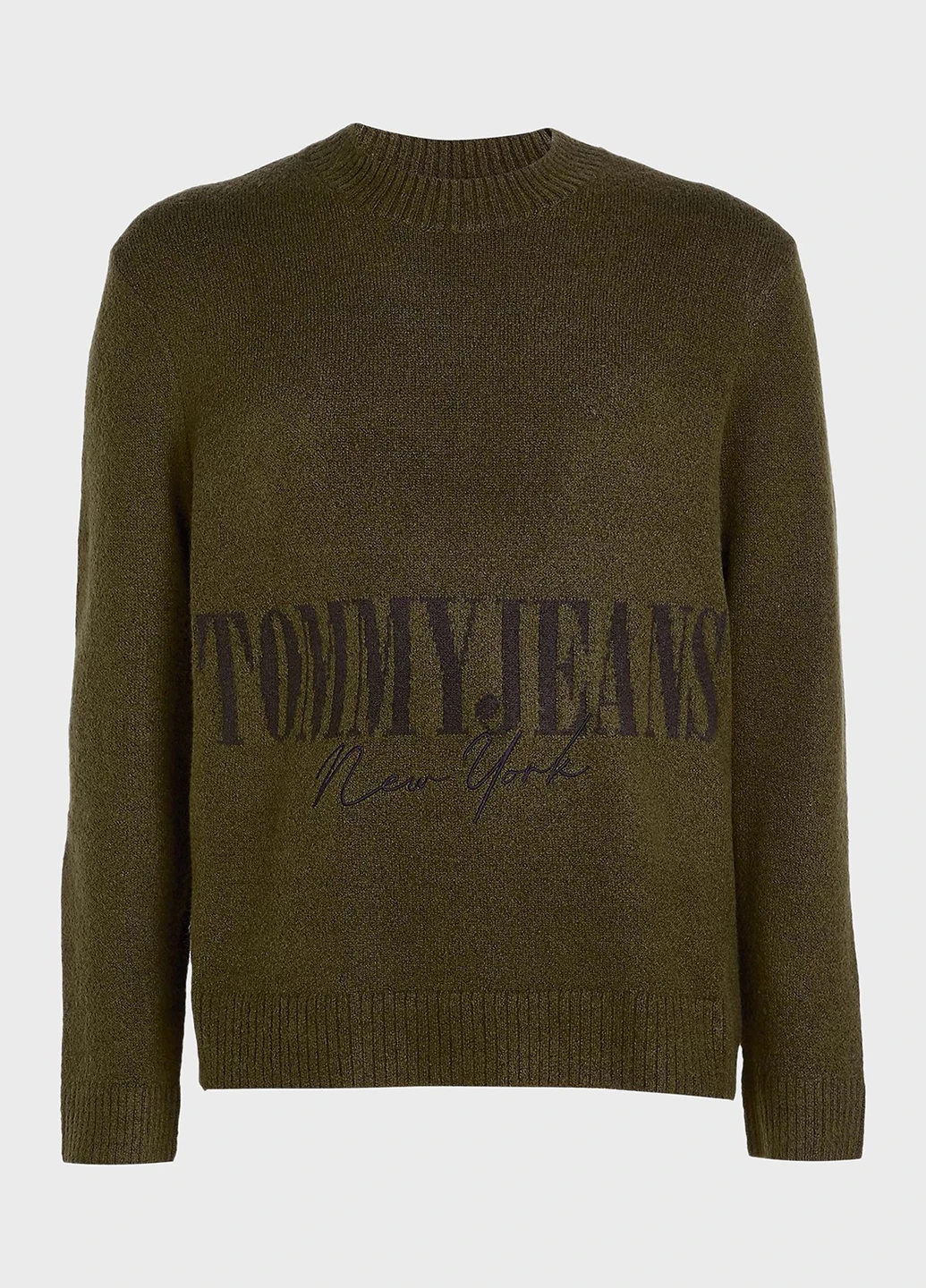 Зелений демісезонний светр джемпер Tommy Jeans