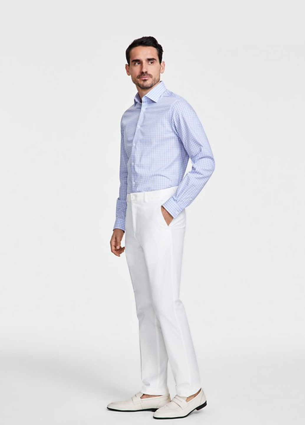 Белые кэжуал, классические демисезонные классические брюки Michael Kors