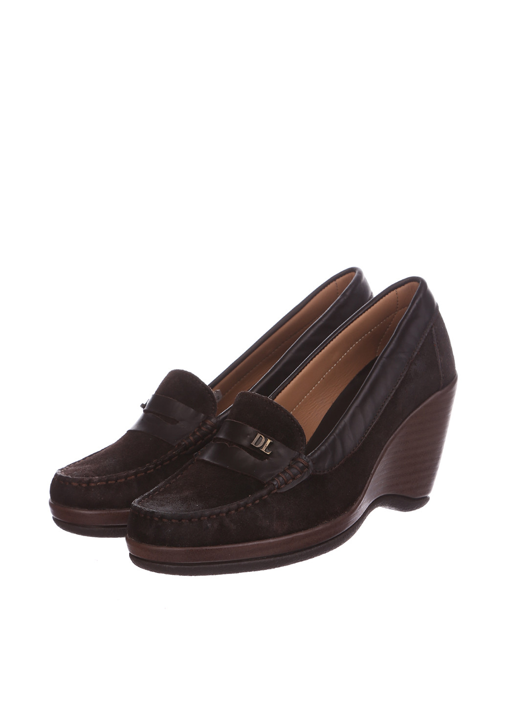 Туфлі Daniela Lima однотонні темно-коричневі кежуали