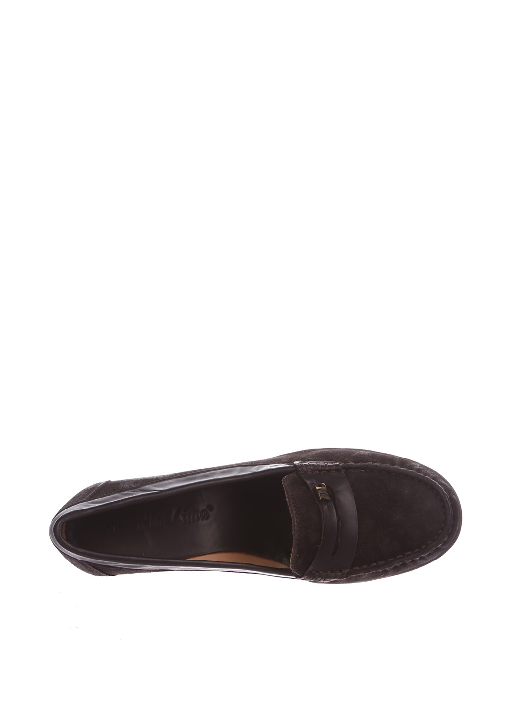 Туфлі Daniela Lima однотонні темно-коричневі кежуали