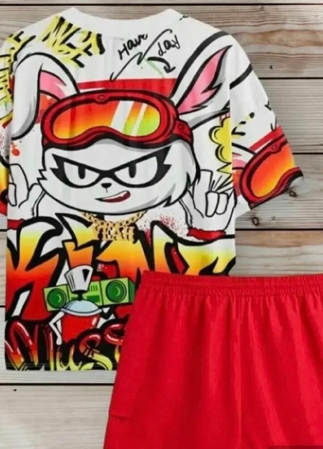 Комбинированный летний комплект (футболка, шорты) Manfinity