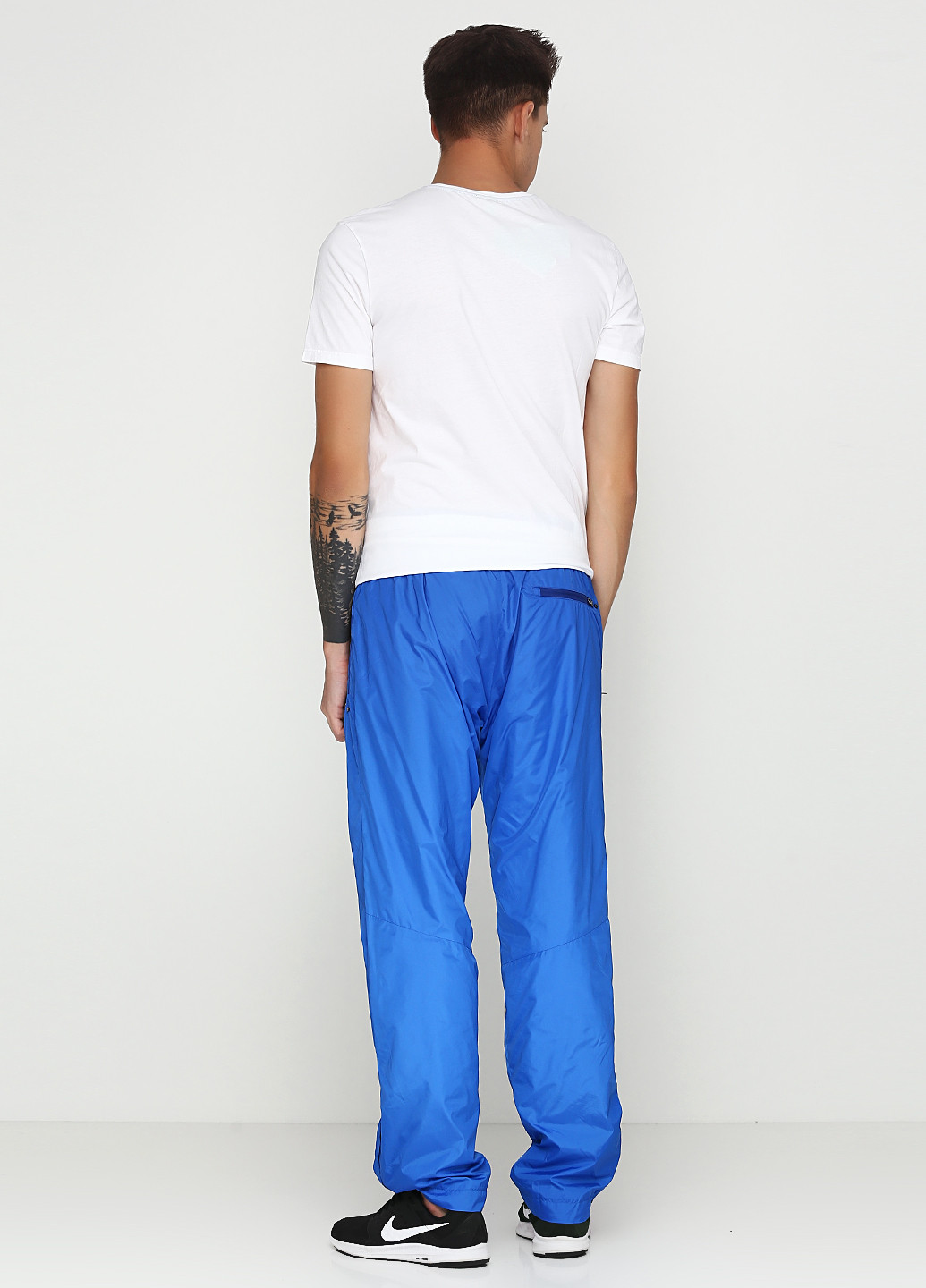 Синие спортивные демисезонные прямые брюки Ralph Lauren