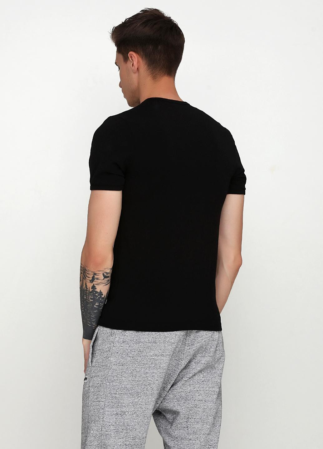 Черная футболка чоловіча new high emotion m чорний 531 Cornette