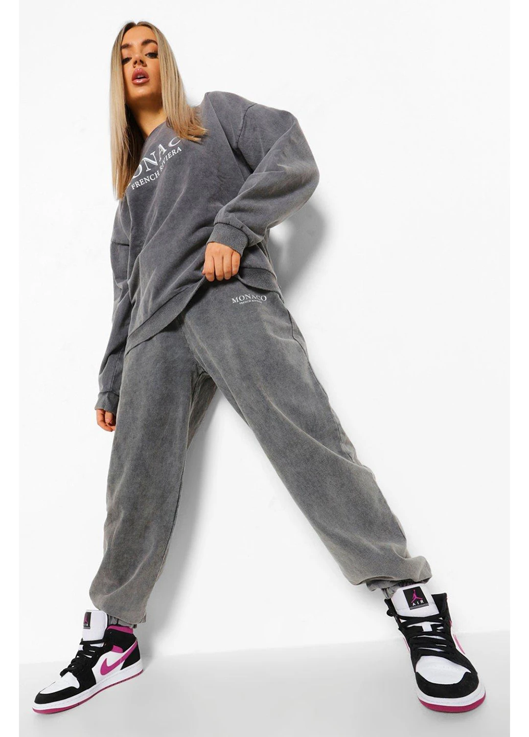 Костюм (свитшот, брюки) Boohoo (247218505)