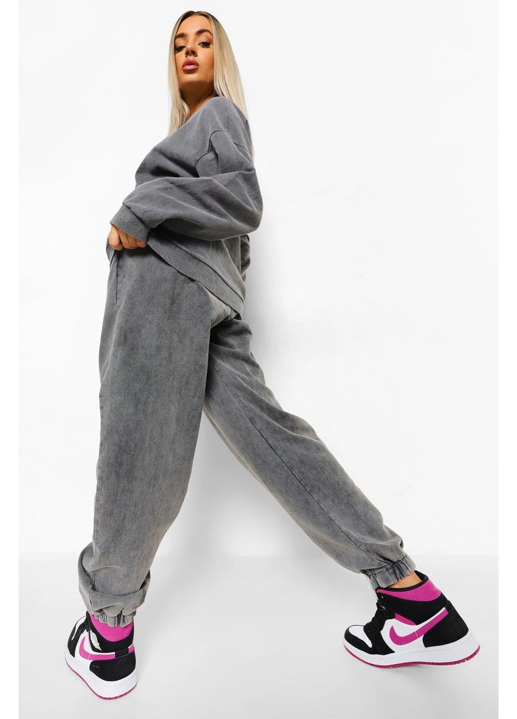 Костюм (свитшот, брюки) Boohoo (247218505)