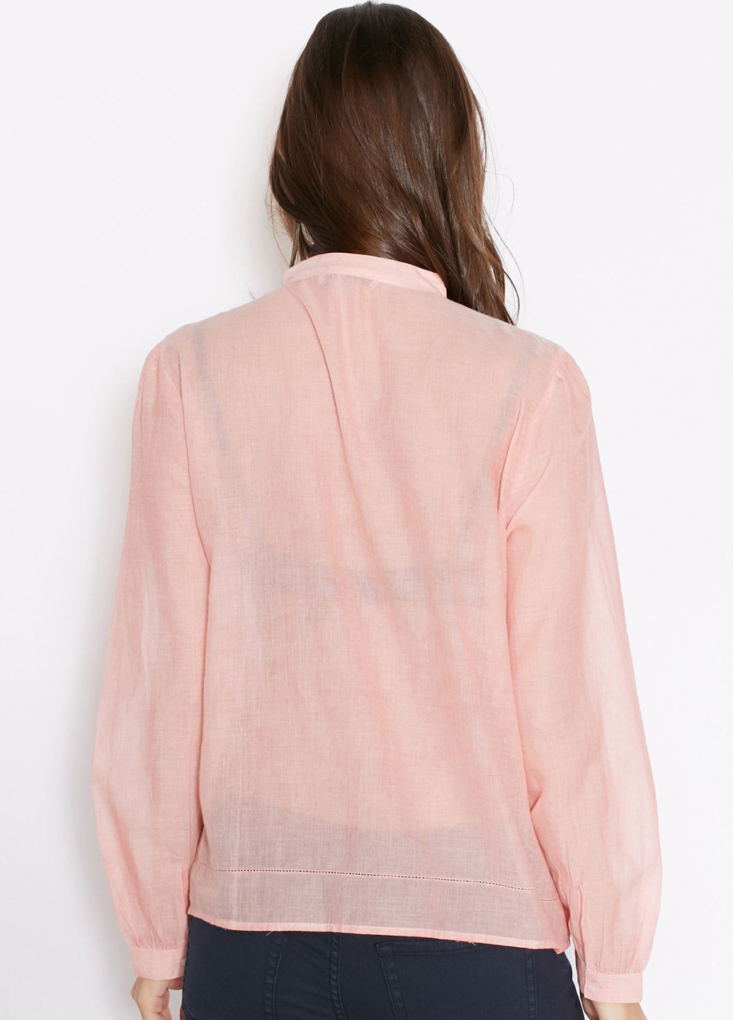 Розовая демисезонная блуза Mango