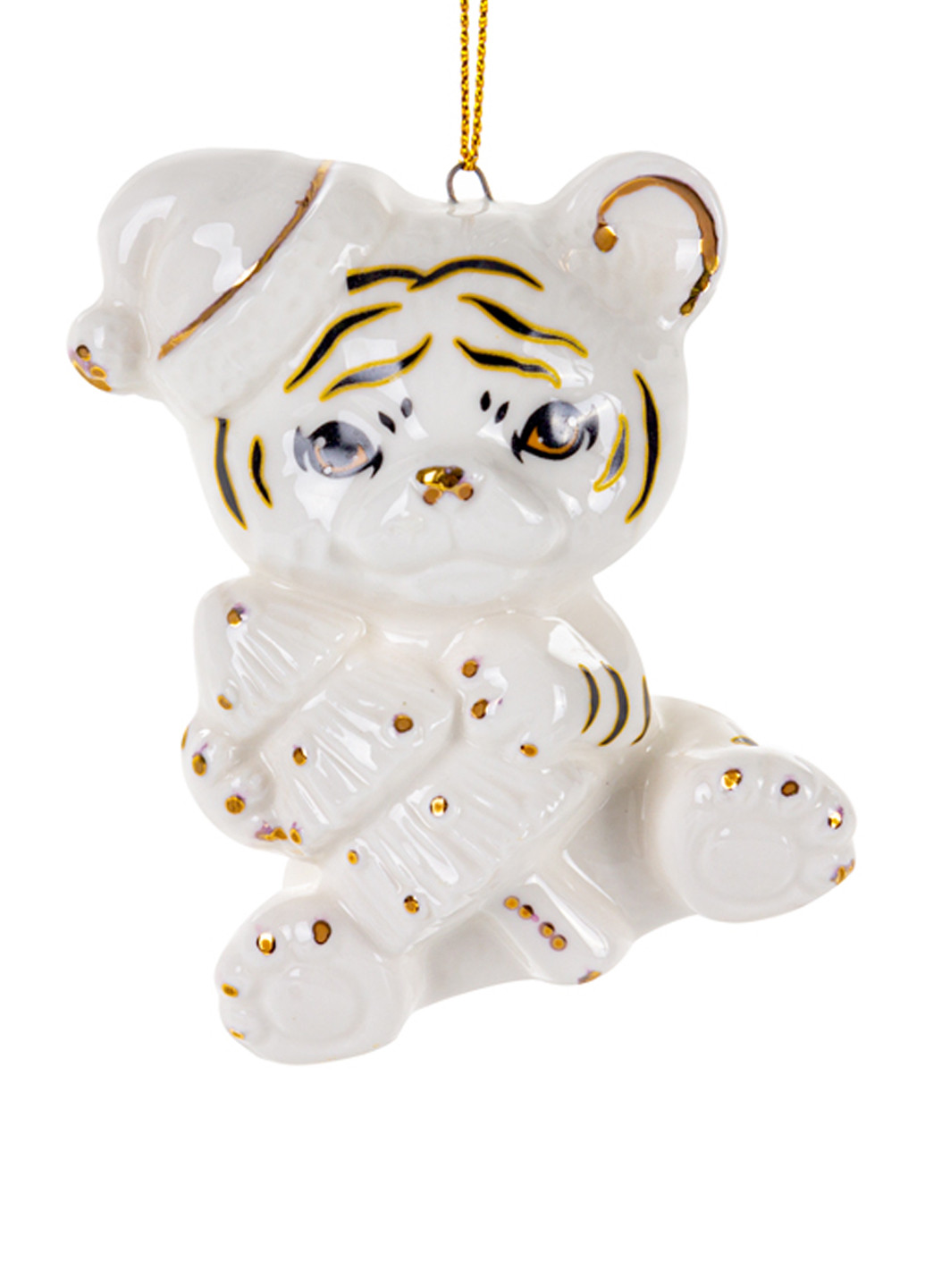 Ялинкова іграшка Тигр з Ялинкою, 8 см Lefard (248041890)
